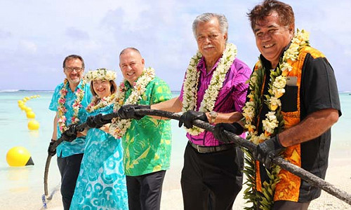 First Ever Submarine Cable Lands In The Cook Islands